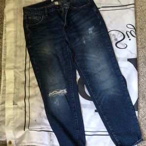 Forever 21 Distressed Boyfriend Jeans